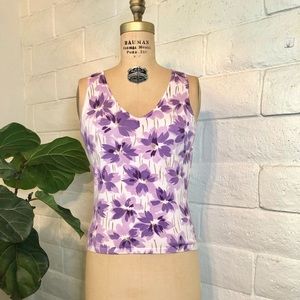 Ann Taylor flower tank top🌸🌺